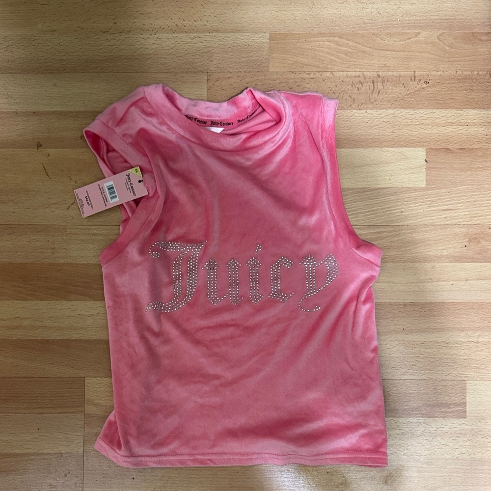 Juicy Couture Sparkling Pink Tank Top for Kids